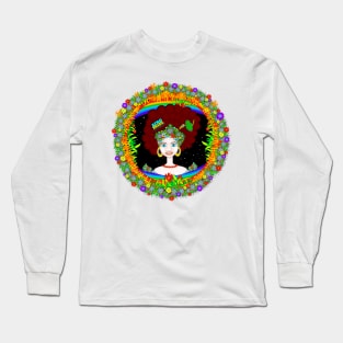 AFRO BRASIL - Flowers Long Sleeve T-Shirt